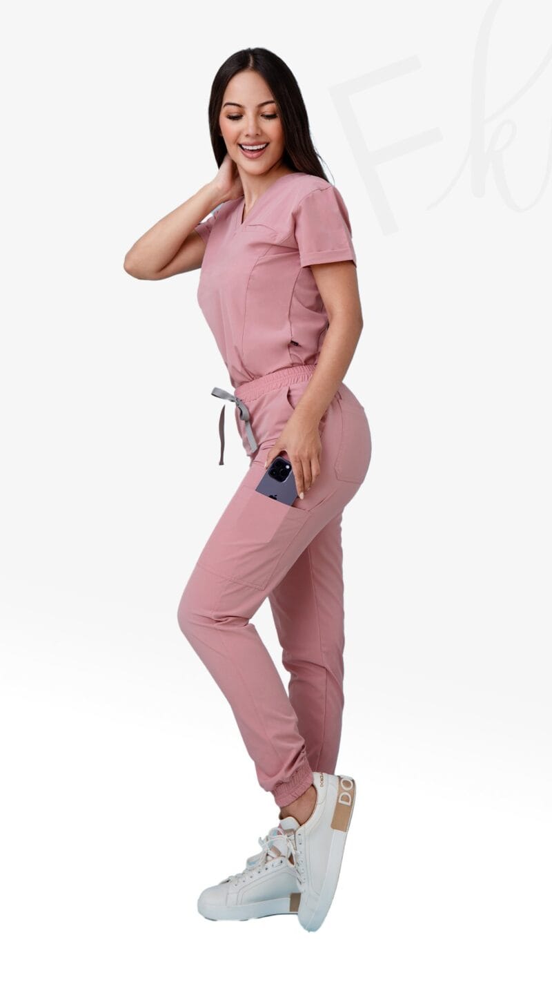 Scrub Multi Pocket Light Roseta Mujer