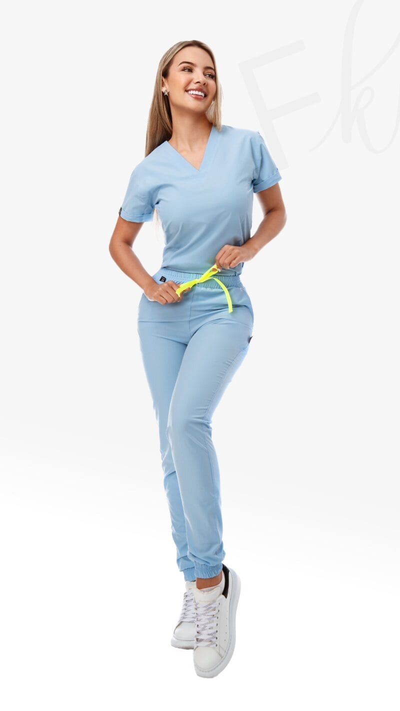 Scrub Light Antifluido Baby Blue Mujer