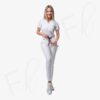 Scrub Pro Lite Antifluidos White Mujer