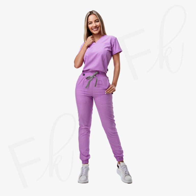Scrub Clásico Light Antifluidos Lavanda Mujer