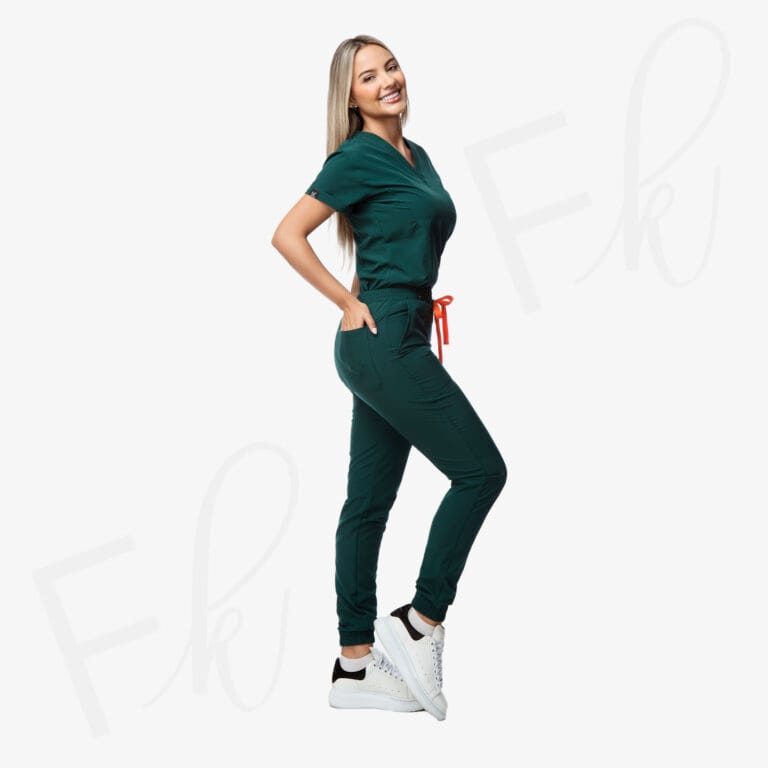 Scrub Clásico Light Antifluidos Green Hunter Mujer