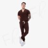 Scrub Clásico Light Antifluidos Mocca Hombre