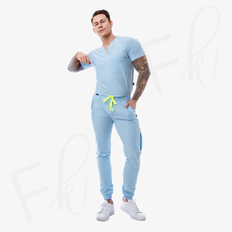Scrub Pro Lite Antifluidos Baby Blue Hombre