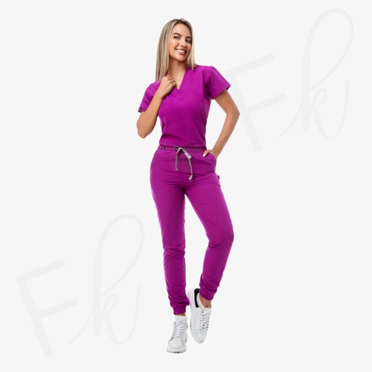 Scrub Pro Lite Antifluidos Magenta Mujer