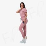 Scrub Multi Pocket Light Roseta Mujer