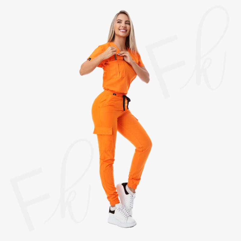 Scrub Ultimate Flame Orange Mujer